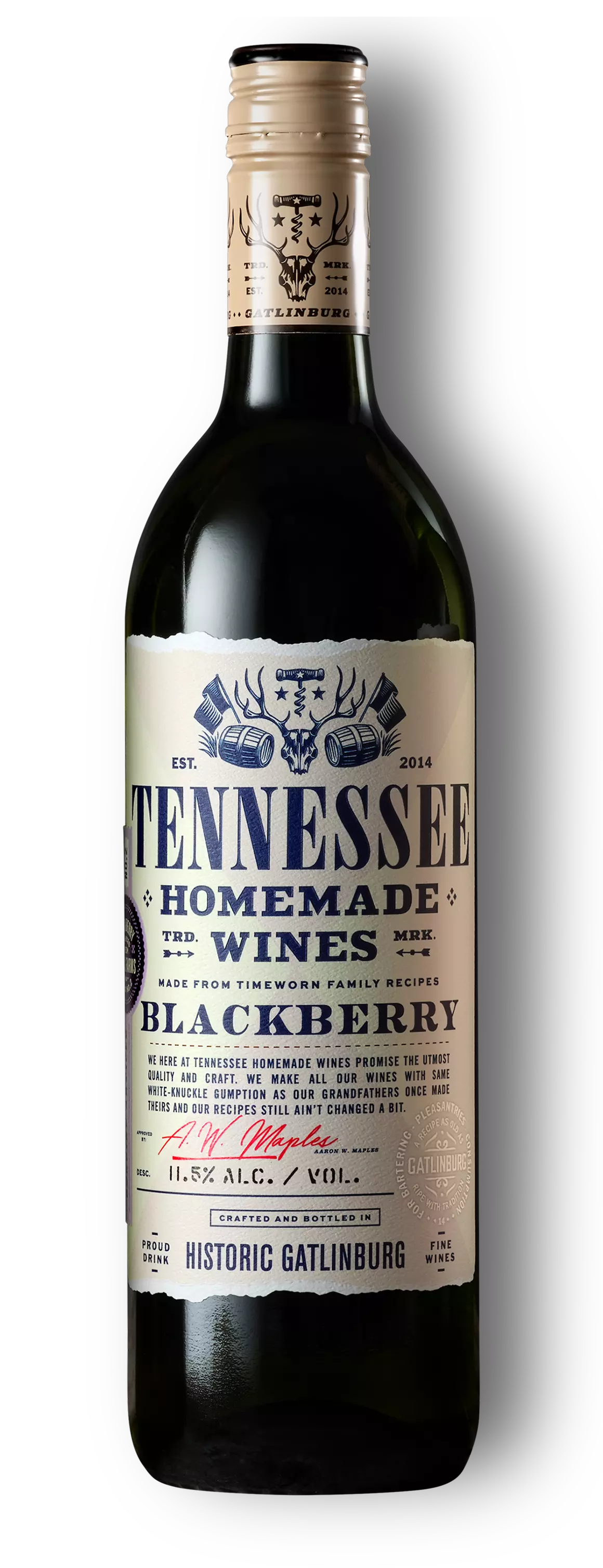 Blackberry Wine bottle