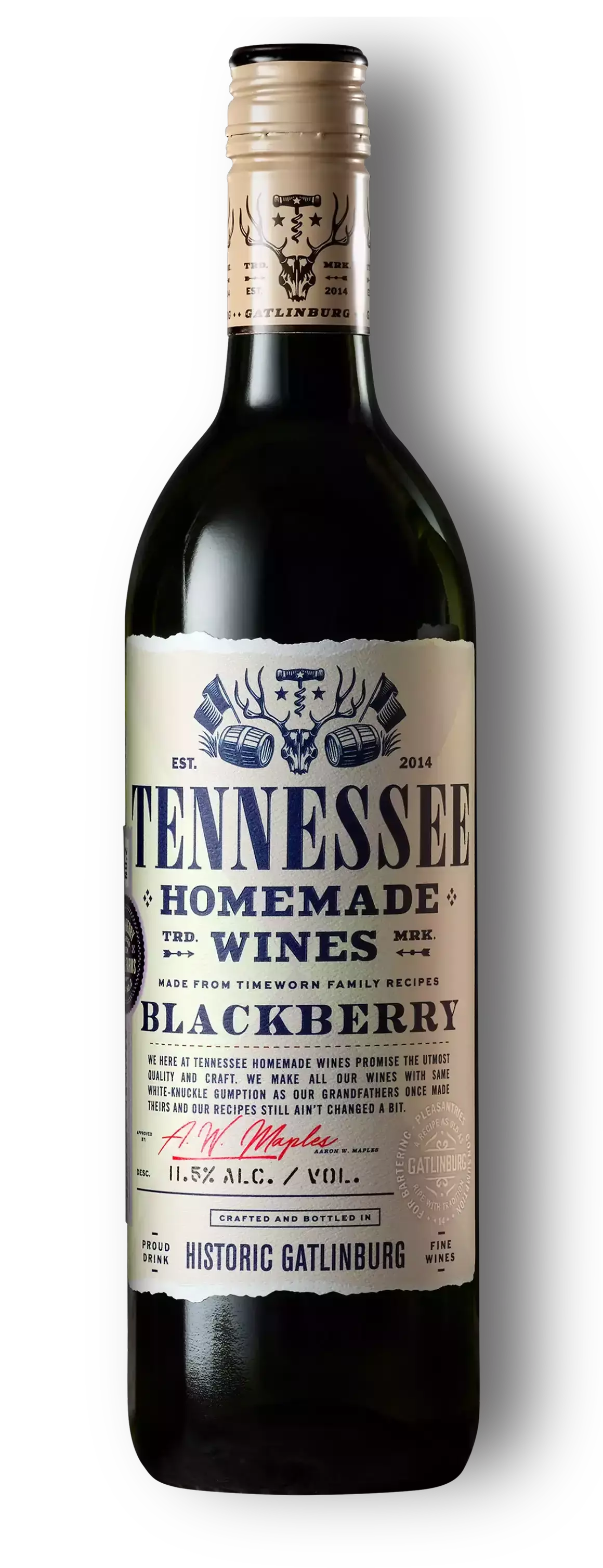 Blackberry Wine bottle